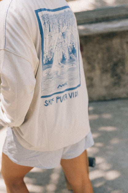 SRF Pura Vida Longsleeve - Denim Blue - LAB10streetwear