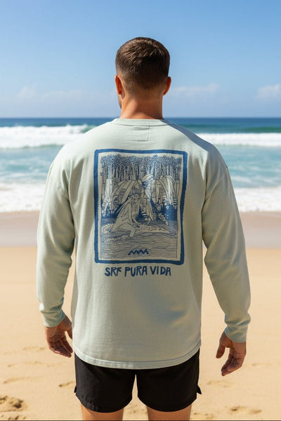 SRF Pura Vida Longsleeve - Denim Blue - LAB10streetwear