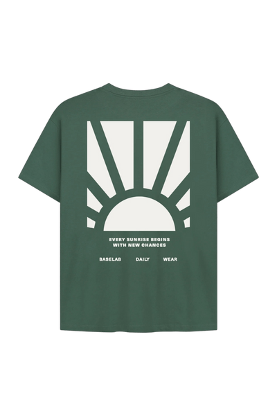 Sunrise T-Shirt - Groen - LAB10streetwear