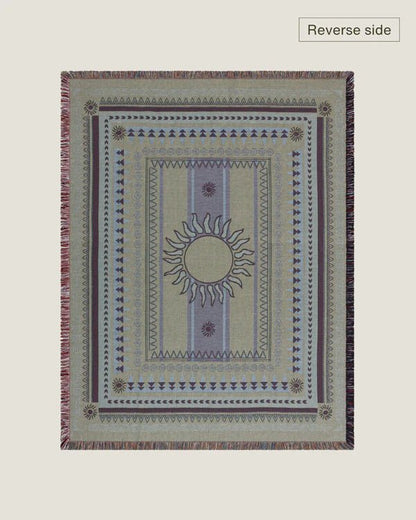 Sunset Burgundy Blanket - LAB10STREETWEAR