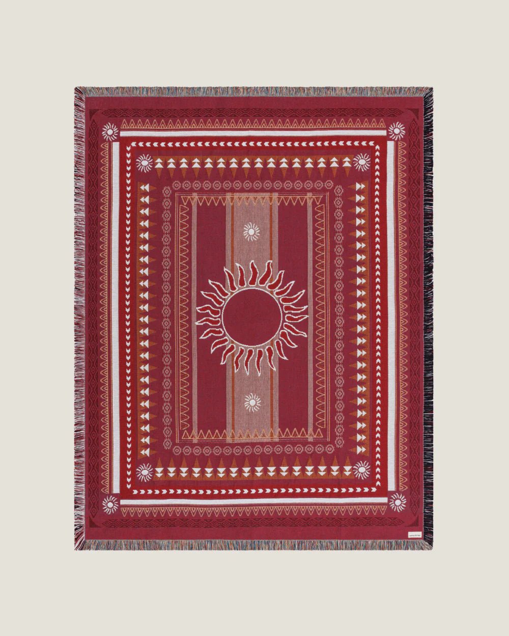 Sunset Burgundy Blanket - LAB10STREETWEAR