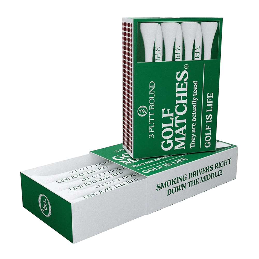 The Green Golf Tee Match Box - LAB10streetwear