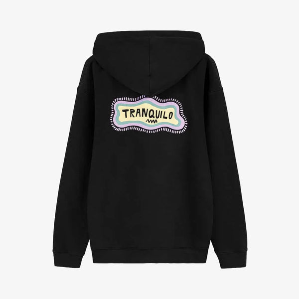 surf.inc Tranquilo Hoodie - Acid Black -lab10streetwear.nl