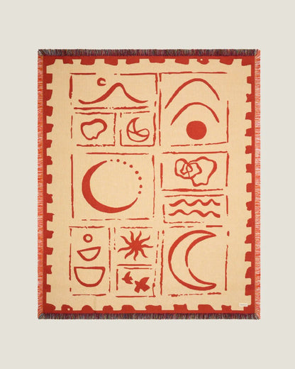 Zephyr Ruby Blanket - LAB10STREETWEAR