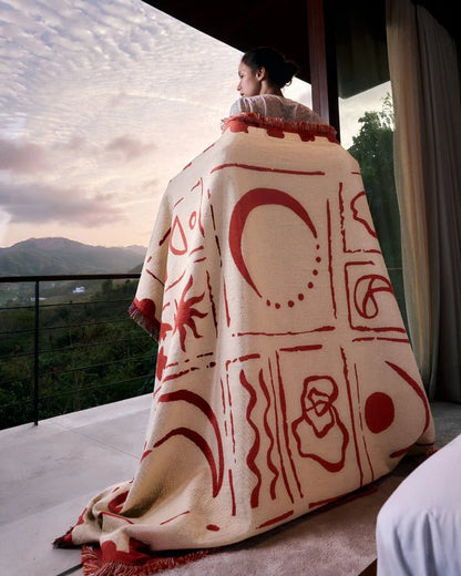 Zephyr Ruby Blanket - LAB10STREETWEAR